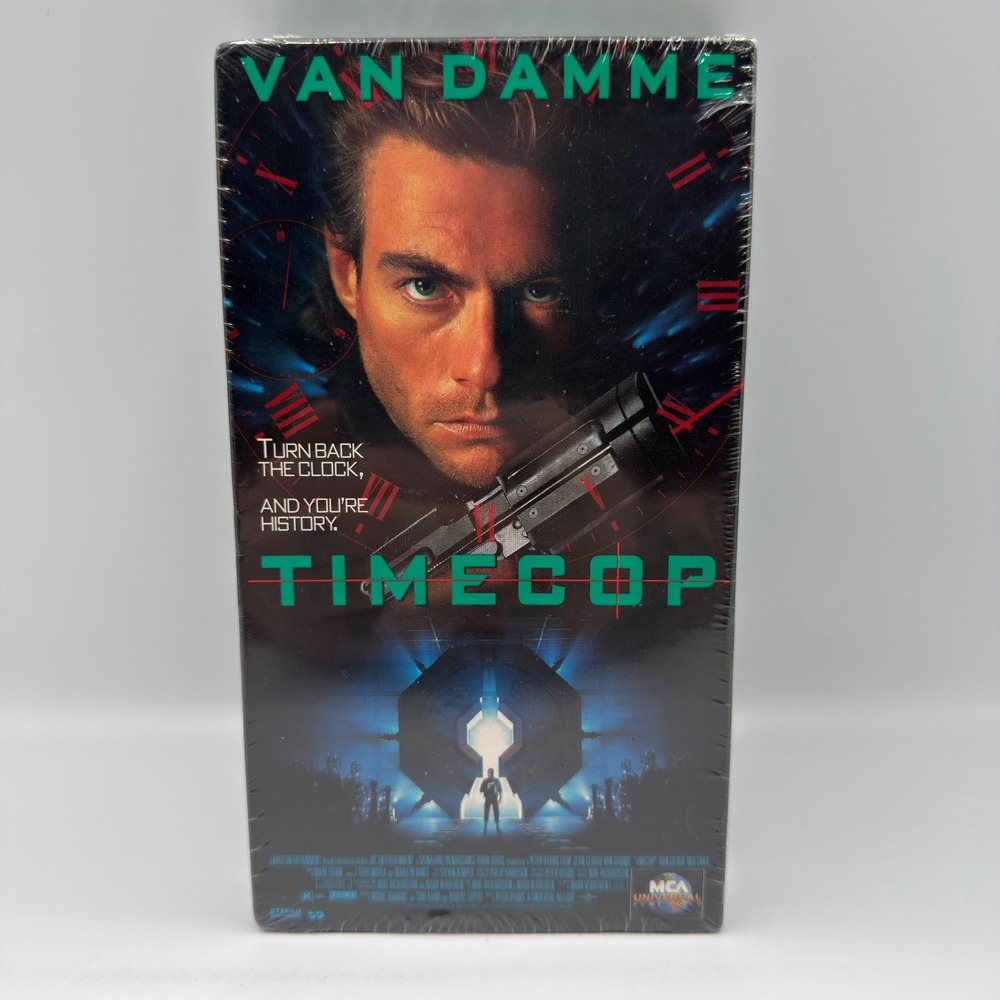 Timecop VHS 1995 Jean-Claude Van Damme MCA Universal Factory Sealed New